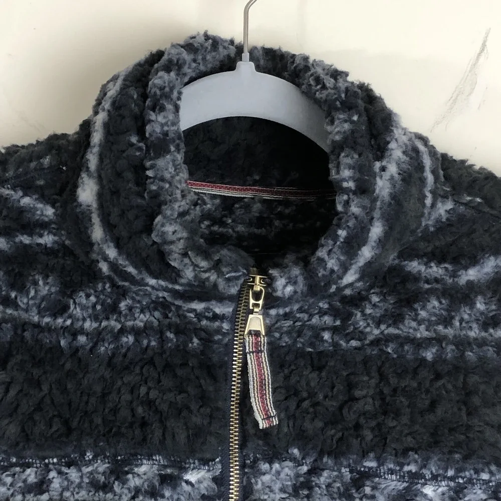 Alpine Sherpa 1/4 Zip Pullover Fleece Sweater Men's Navy XXL New Outdoor Soft